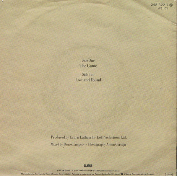 Echo & The Bunnymen : The Game (7", Single)