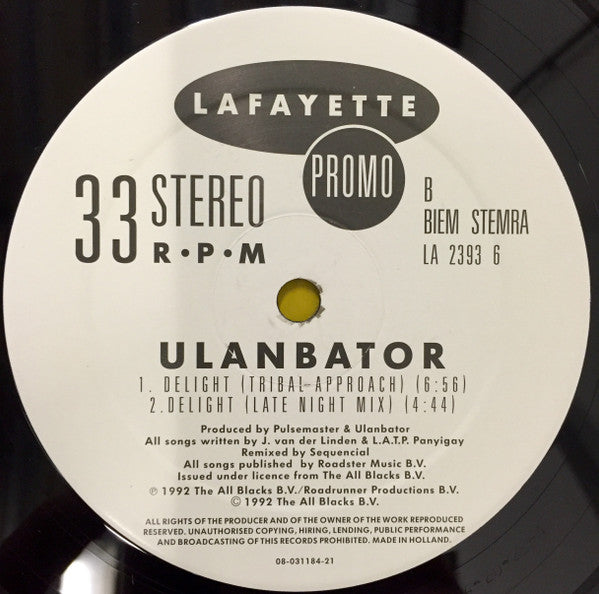 Ulanbator : Kitchikilyaya / Delight (12")
