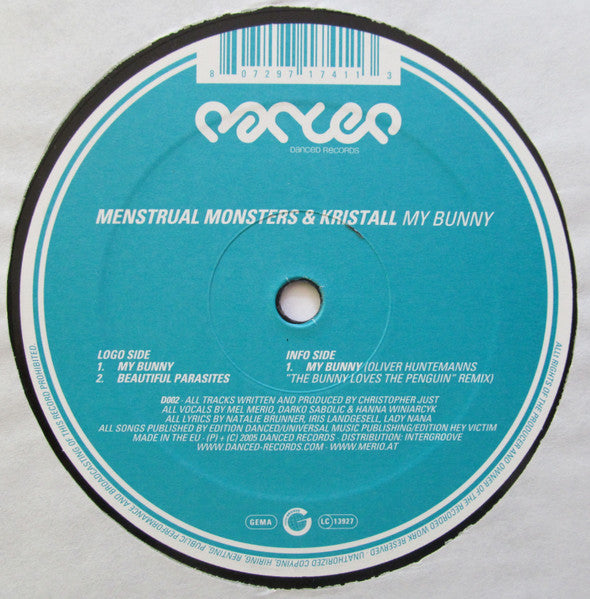 Menstruation Monsters : My Bunny (12")