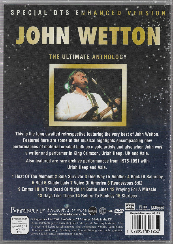 John Wetton : The Ultimate Anthology (DVD-V, Multichannel, PAL)