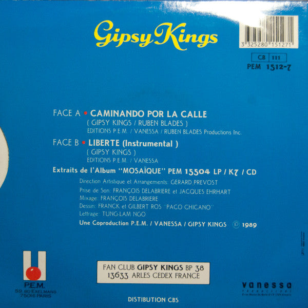 Gipsy Kings : Caminando Por La Calle (7", Single)