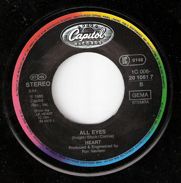 Heart : These Dreams (7", Single)