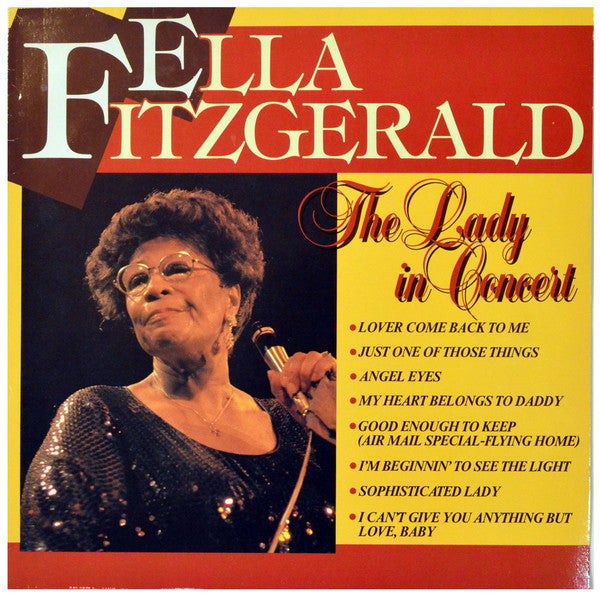 Ella Fitzgerald : The Lady In Concert (LP, Comp)