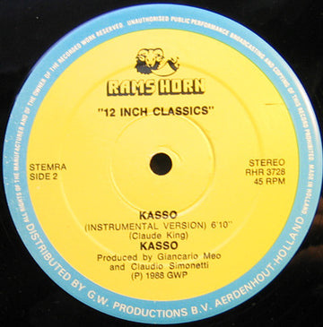 Kasso : Kasso (12")