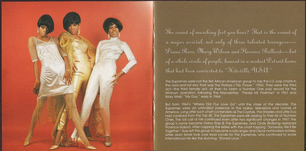 The Supremes : The #1's (CD, Comp, RE, EDC)