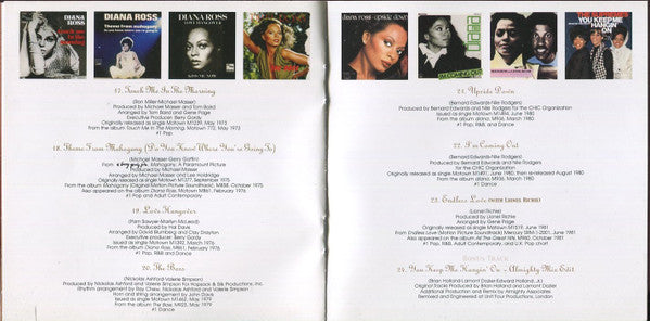 The Supremes : The #1's (CD, Comp, RE, EDC)