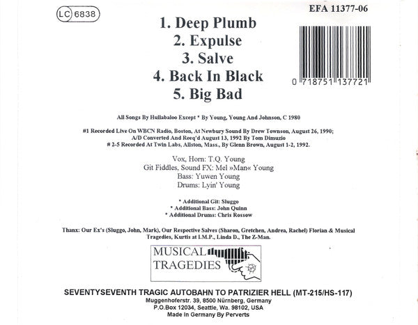 Hullabaloo (3) : United Colors Of Hullabaloo (CD, Maxi)