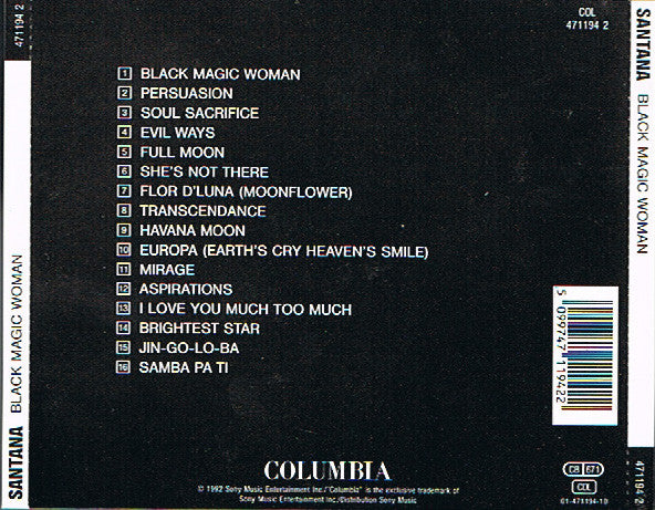 Santana : Black Magic Woman (CD, Comp)