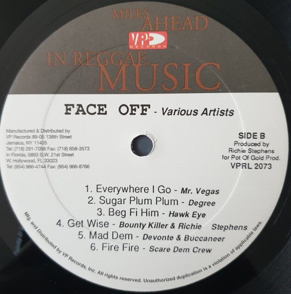 Various : Face Off (LP, Comp)