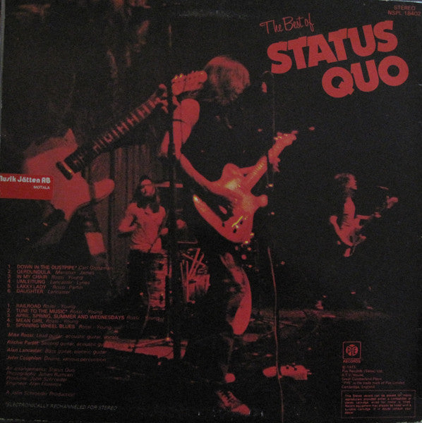 Status Quo : The Best Of Status Quo (LP, Comp, RE)