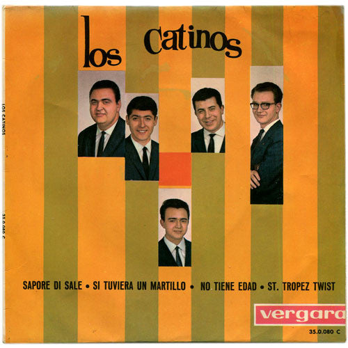 Los Catinos : Sapore Di Sale (7", EP, RE, Blu)
