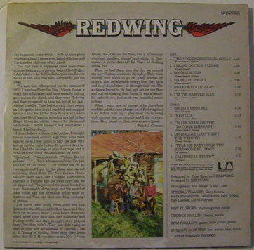 Redwing (2) : Redwing (LP, Album)