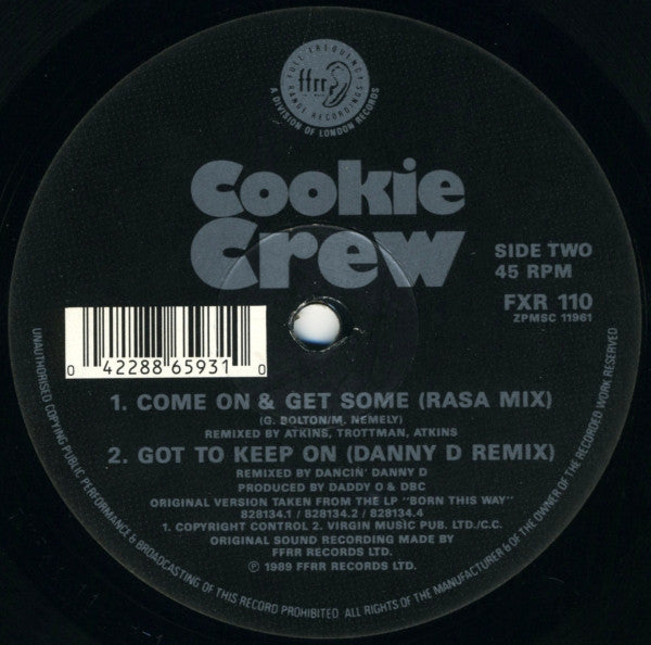 The Cookie Crew : Come On And Get Some (Remix) (12")