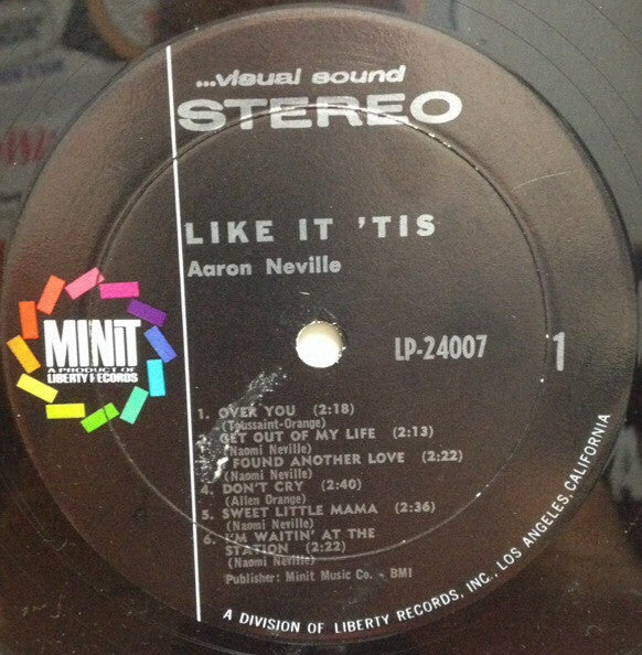 Aaron Neville : Like It 'Tis (LP, Album)