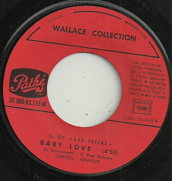 Wallace Collection : Baby Love / Think About Tomorrow (7", Single)