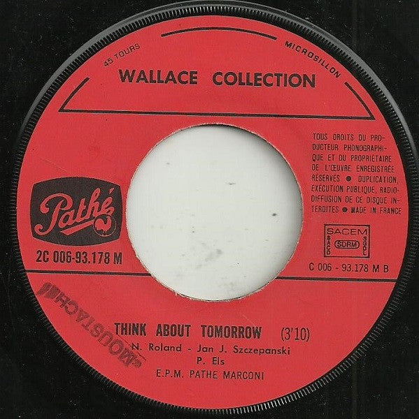 Wallace Collection : Baby Love / Think About Tomorrow (7", Single)