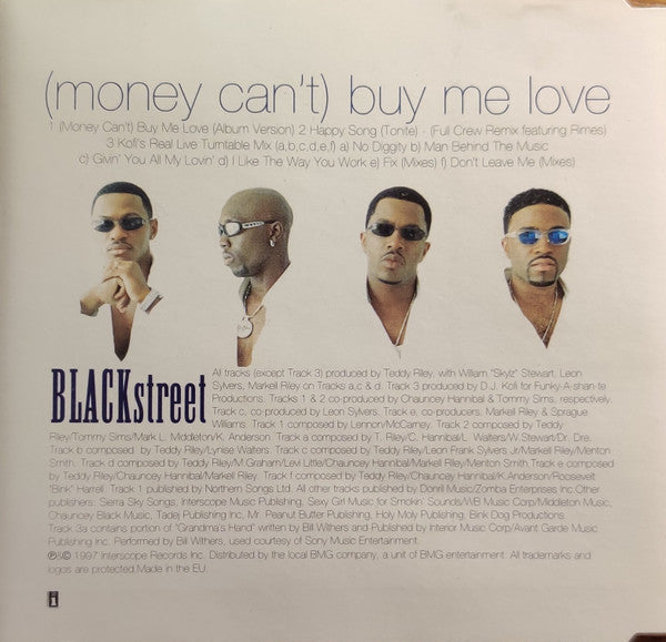 Blackstreet : (Money Can't) Buy Me Love (CD, Single)