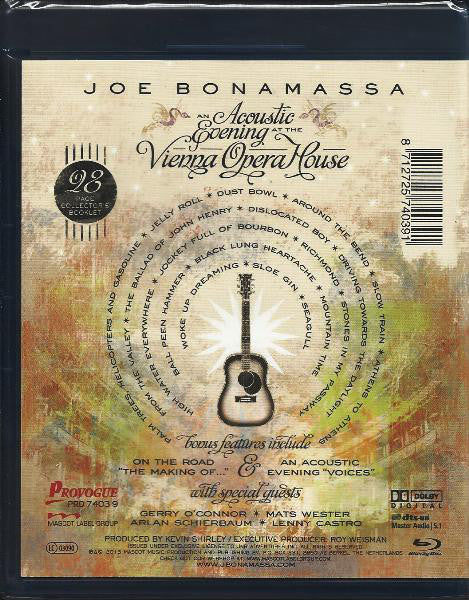 Joe Bonamassa : An Acoustic Evening At The Vienna Opera House (Blu-ray, Multichannel, PAL)