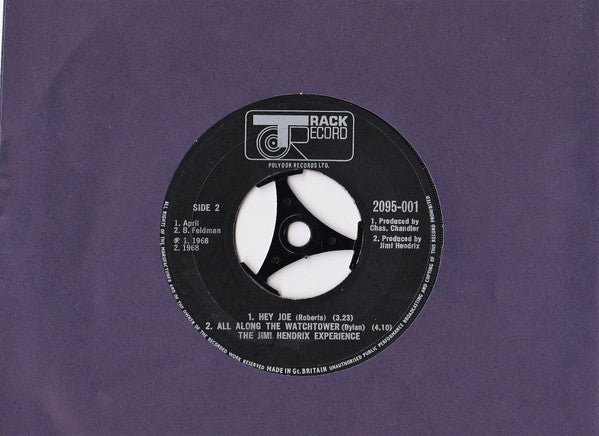 The Jimi Hendrix Experience : Voodoo Chile (7", Single, RP)