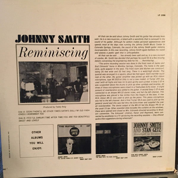Johnny Smith : Reminiscing (LP, Album, Mono)