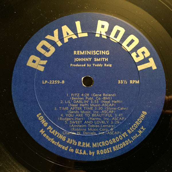 Johnny Smith : Reminiscing (LP, Album, Mono)