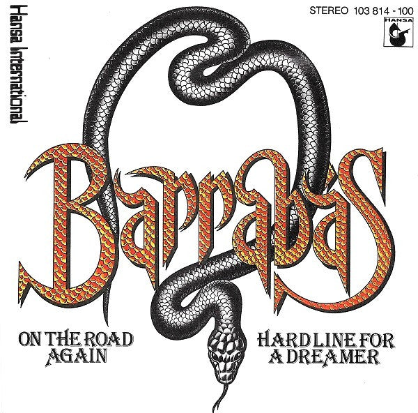 Barrabas : On The Road Again / Hard Line For A Dreamer (7", Single)