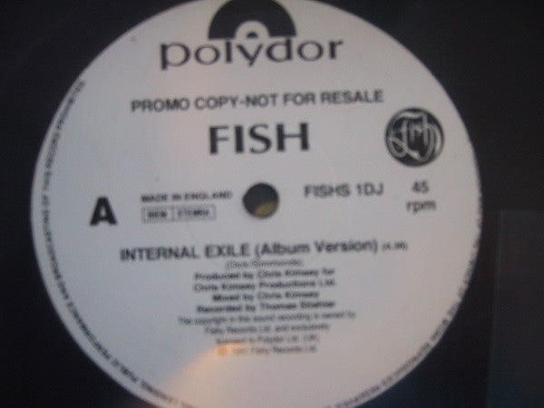 Fish : Internal Exile  (12", Promo)