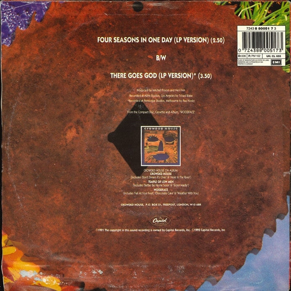 Crowded House : Four Seasons In One Day (7", Single)
