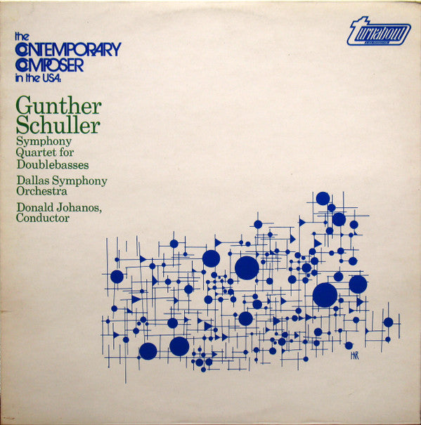 Gunther Schuller : Symphony / Quartet For Doublebasses (LP)
