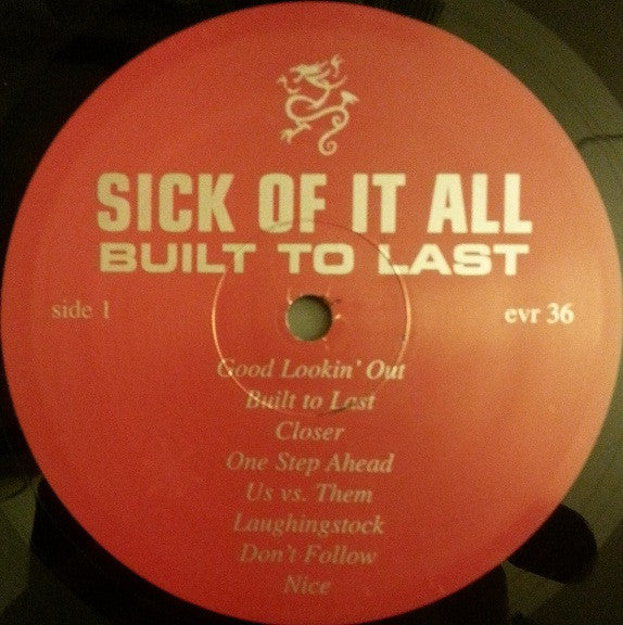 Sick Of It All : Built To Last (LP, Album)