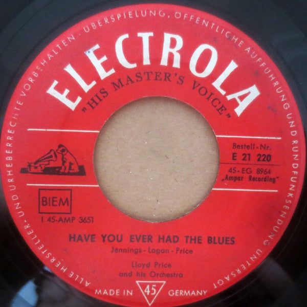 Lloyd Price And His Orchestra : Personality (7")