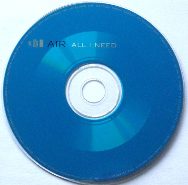 AIR French Band* : All I Need (CD, Single)
