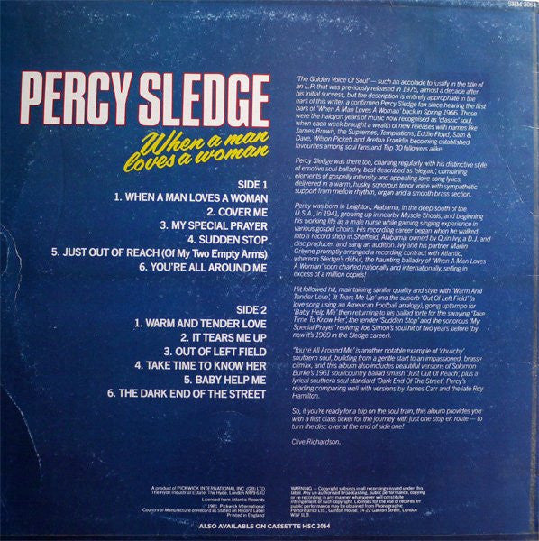 Percy Sledge : When A Man Loves A Woman (LP, Comp)