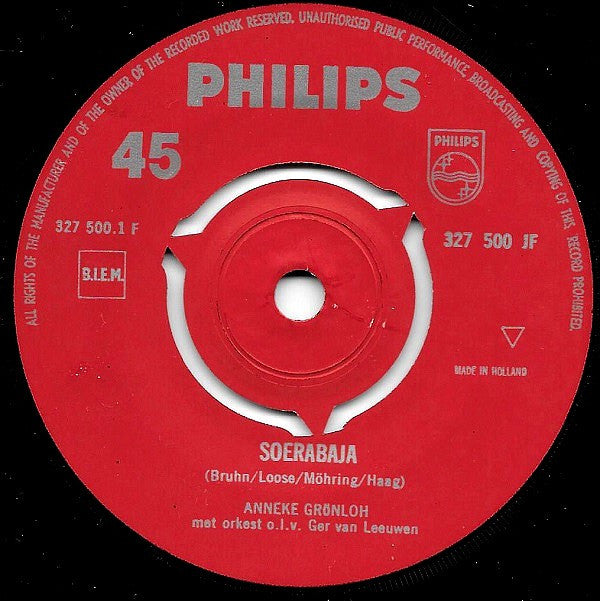 Anneke Grönloh : Soerabaja / Mario (7", Single)