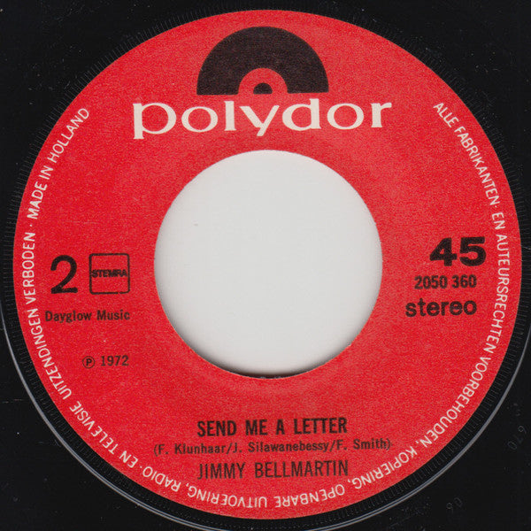 Jimmy Bellmartin : Why Don't You Send Me (7", Single)