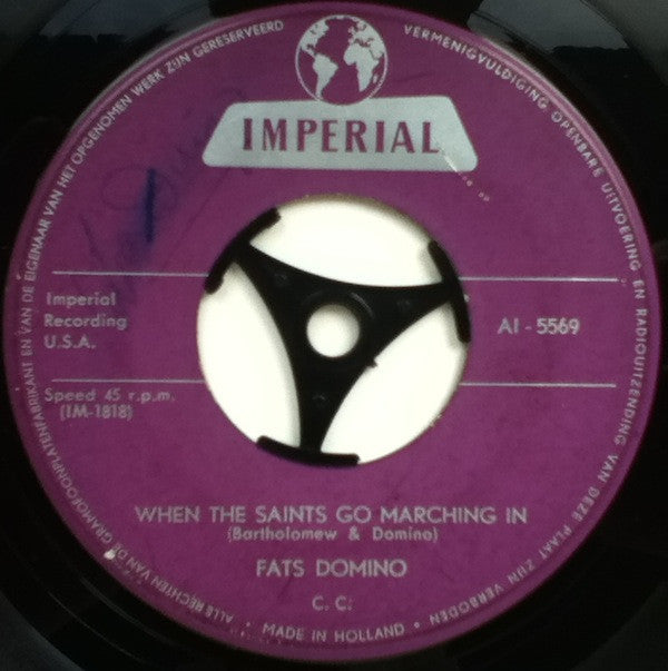Fats Domino : Telling Lies / When The Saints Go Marching In (7", Single)
