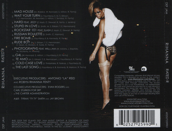 Rihanna : Rated R (CD, Album)