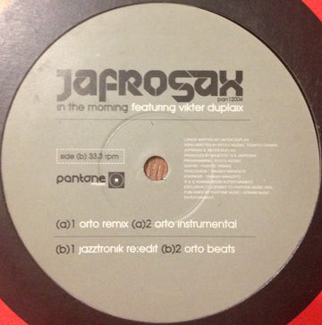 Jafrosax : In The Morning (12")