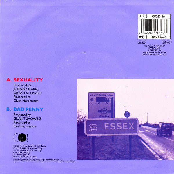 Billy Bragg : Sexuality (7", Single)
