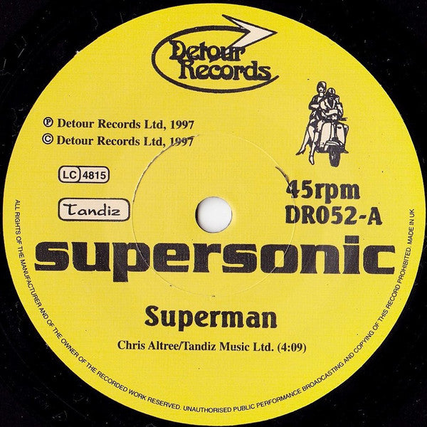 Supersonic (11) : Superman / Slick Chick (7", Single)