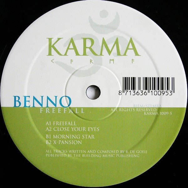 Benno De Goeij : Freefall (12")