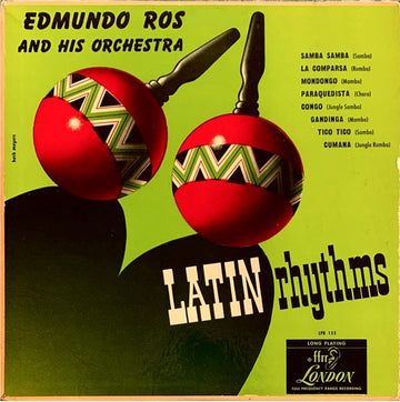 Edmundo Ros & His Orchestra : Latin Rhythms (10", Album)