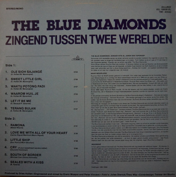 The Blue Diamonds : Zingend Tussen Twee Werelden (LP)