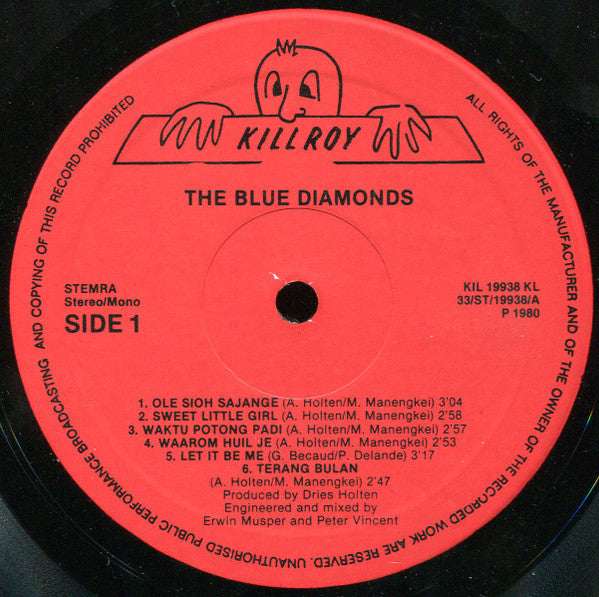 The Blue Diamonds : Zingend Tussen Twee Werelden (LP)