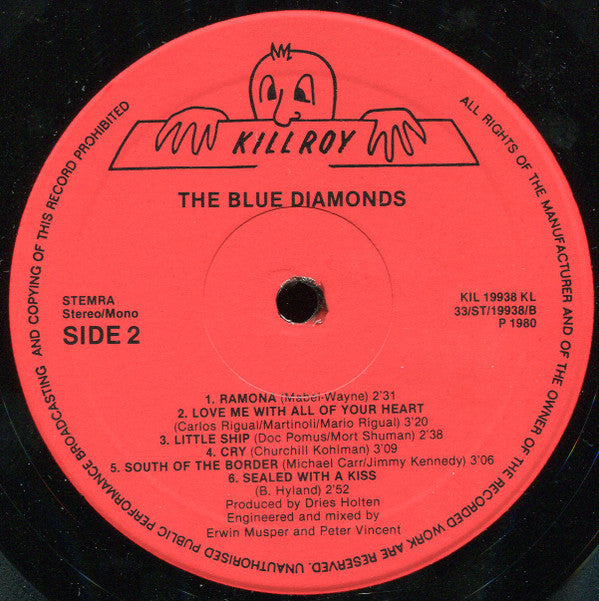 The Blue Diamonds : Zingend Tussen Twee Werelden (LP)
