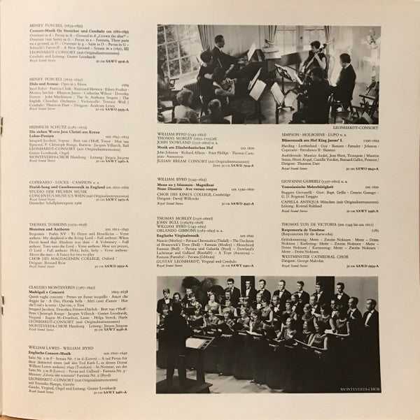 Johann Sebastian Bach · Georg Friedrich Händel · Georg Philipp Telemann : Lebendiges Barock »Auf Originalinstrumenten« (LP, Comp)