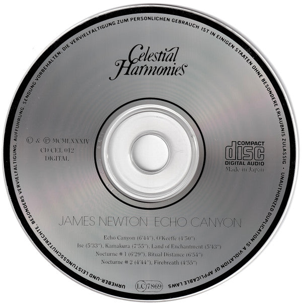 James Newton (2) : Echo Canyon (CD, Album)