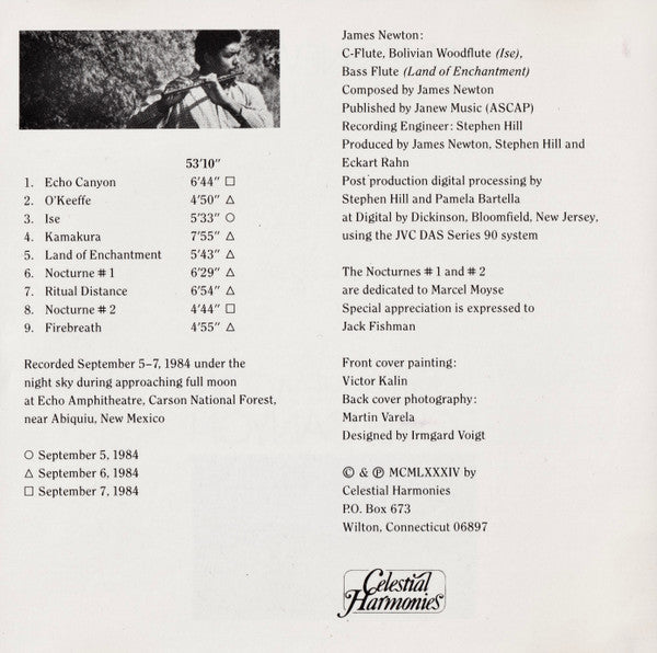 James Newton (2) : Echo Canyon (CD, Album)