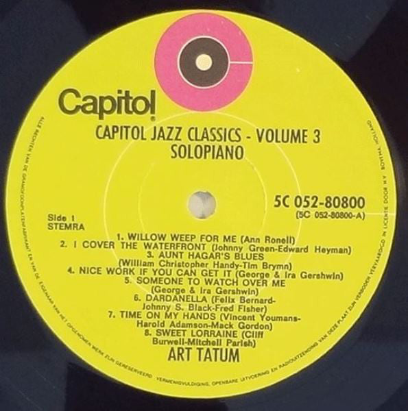 Art Tatum : Solo Piano (LP, Comp, Mono)