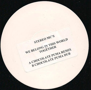 Stereo MC's : We Belong In This World Together (12", W/Lbl, Sti)